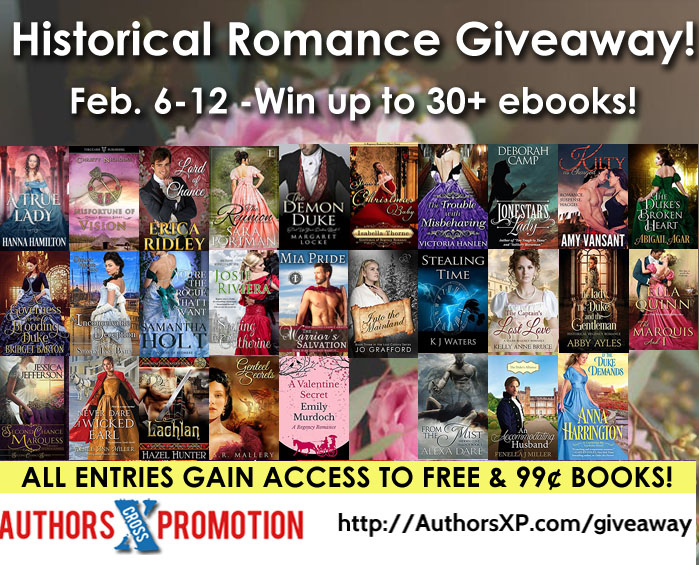 Historical Romance Book Giveaway
